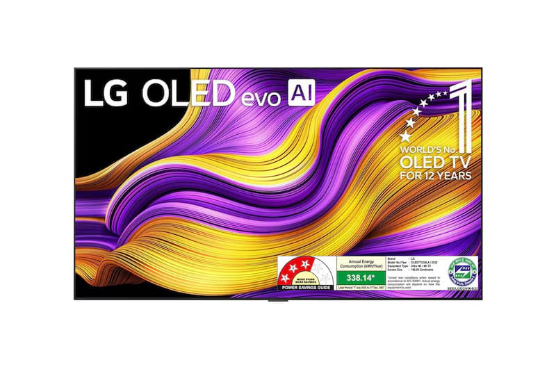 تلویزیون ال جی 77G5 تلویزیون اولد ایوو 4K ال جی مدل G5 سایز 77 اینچ محصول 2025