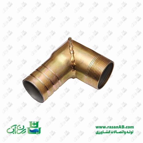 سرشیلنگی آهنی زانوئی قائم 6 اینچ — تصویر ۴