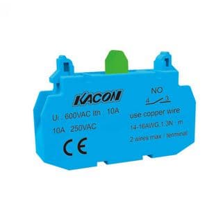 کنتاکت کمکی استاندارد NO برند KACON مدل J2-10
