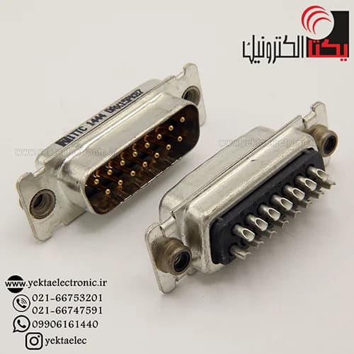 دی کانکتور کابلی نظامی نری 15 پین (DB15 DAX-15P-A197 ITT ) — تصویر ۴