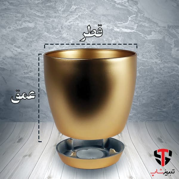 گلدان میکا مهرنی مدل 101/20 گرد منحنی — تصویر ۵
