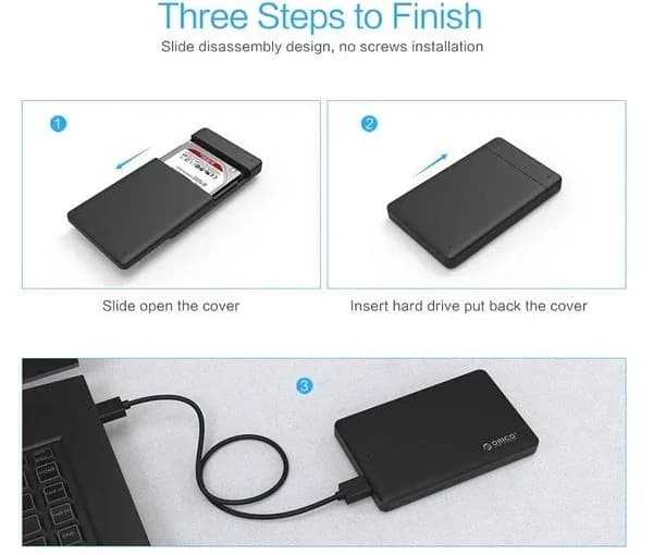 باکس تبدیل SATA به USB 3.0 اوریکو مدل 2577U3 — تصویر ۸