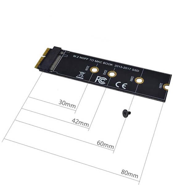 کارت تبدیل SSD NVMe M.2 به PCI-e مک بوک (2013-2017) — تصویر ۶