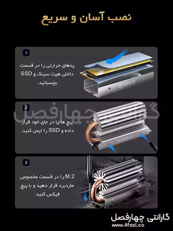 حافظه اس اس دی PCIe 4.0 NVMe M.2 اوریکو مدل J20-2TB — تصویر ۶