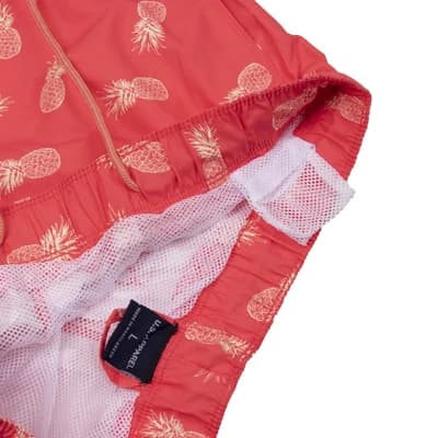 شلوارک شنا مردانه ساحلی APPAREL | صورتی/کرم — تصویر ۸