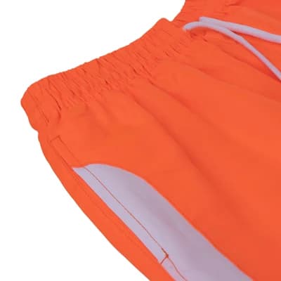 مایو شنا مردانه استخری HOLLISTER 815 | نارنجی/سفید — تصویر ۸