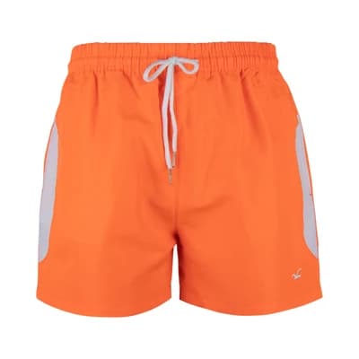 مایو شنا مردانه استخری HOLLISTER 815 | نارنجی/سفید — تصویر ۵