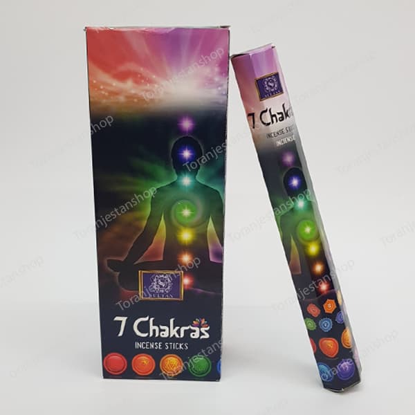 عود 6ضلعی مدل 7چاکرا 7Chakras — تصویر ۴