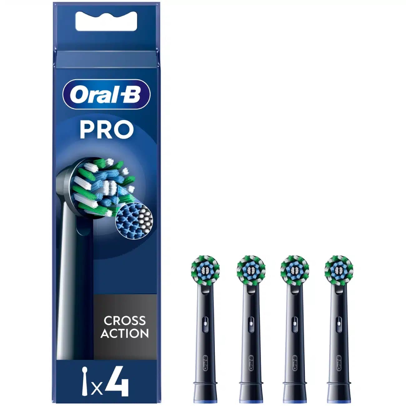 سری یدک مسواک برقی اورال بی Oral B مدل Pro Cross Action بسته 4 عددی — تصویر ۴