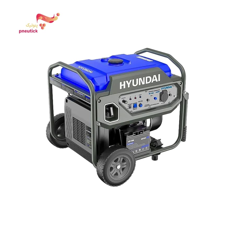 موتور برق بنزینی هیوندای مدل HG-1055 | قدرت ۱۰ کیلووات — تصویر ۲