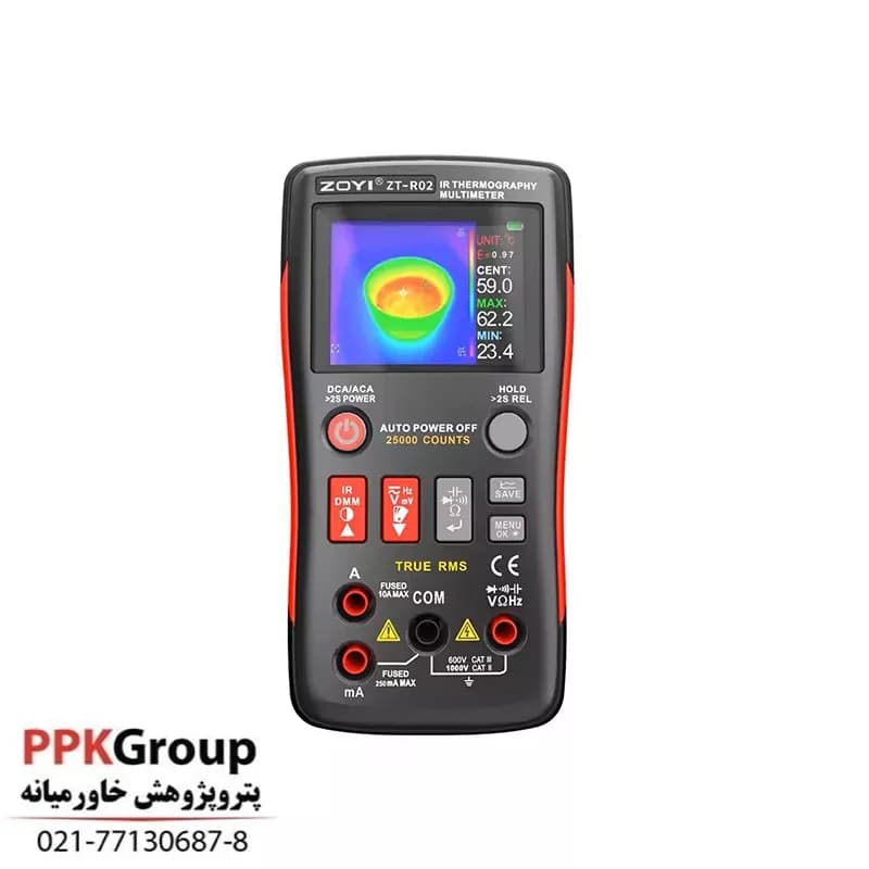 دوربین حرارتی و مولتی متر زویی مدل ZT-R02 — تصویر ۲