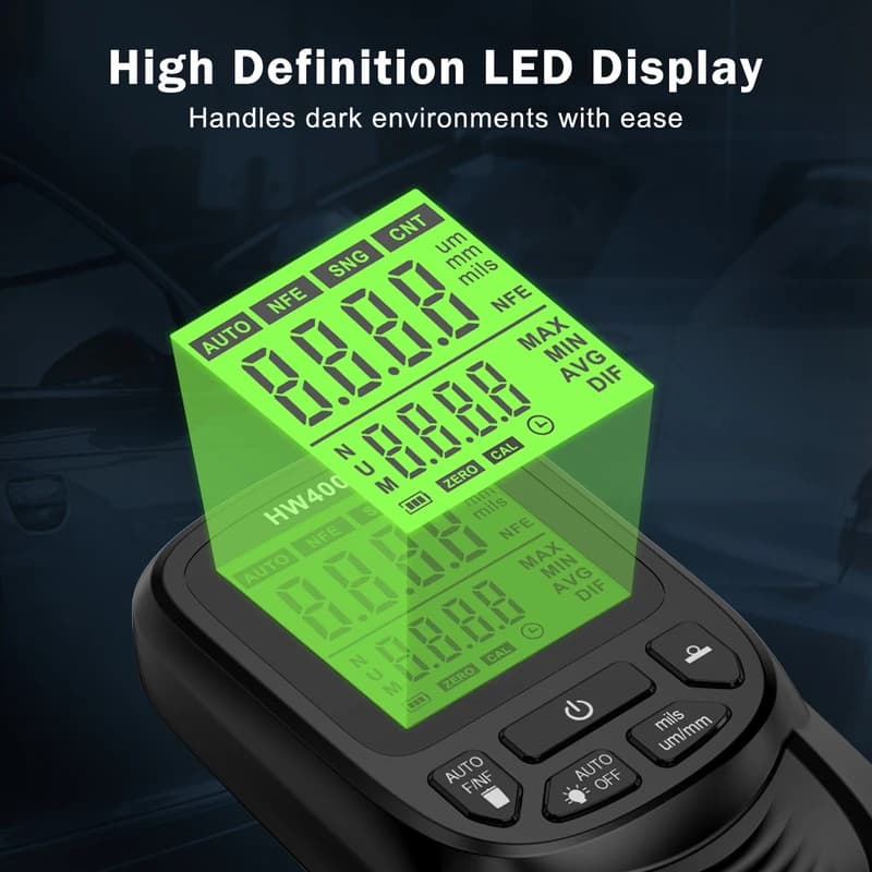 ضخامت سنج رنگ مدل HW-400S — تصویر ۹