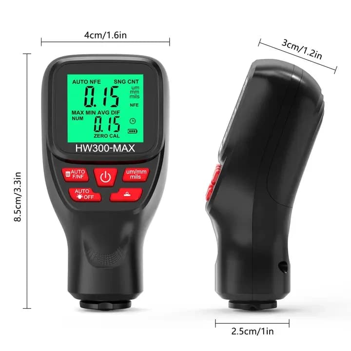 ضخامت سنج رنگ خودرو مدل HW300-MAX — تصویر ۹