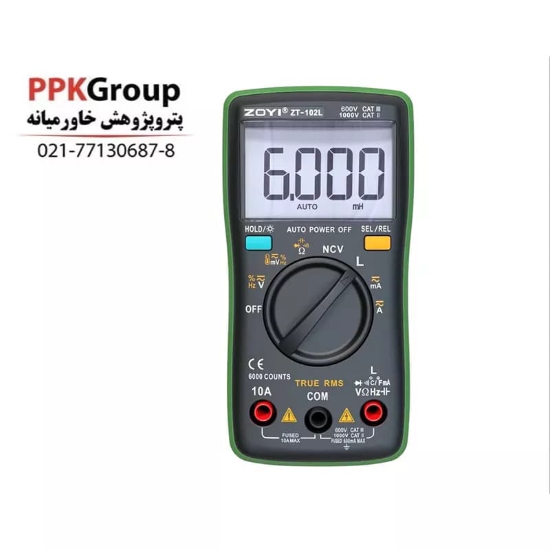 ال سی آر متر و مولتی متر زویی مدل ZT-102L — تصویر ۲
