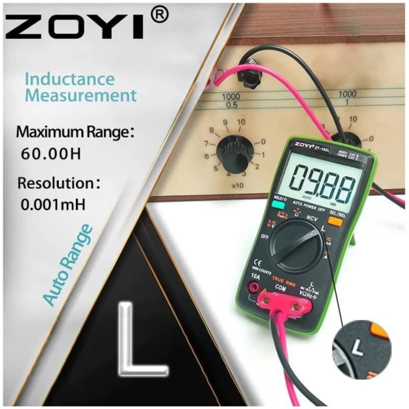 ال سی آر متر و مولتی متر زویی مدل ZT-102L — تصویر ۸