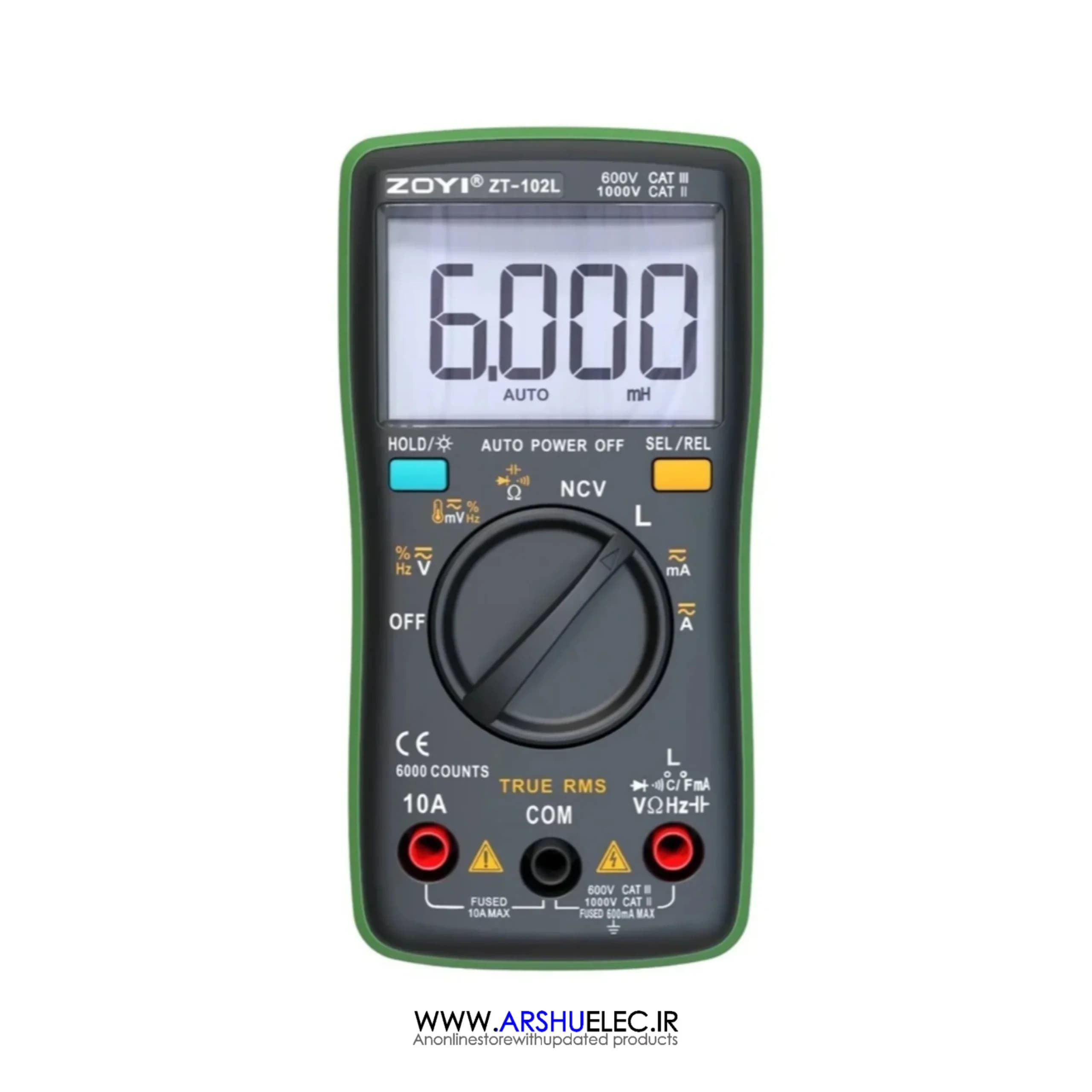 ال سی آر متر و مولتی متر زویی مدل ZT-102L — تصویر ۱۰