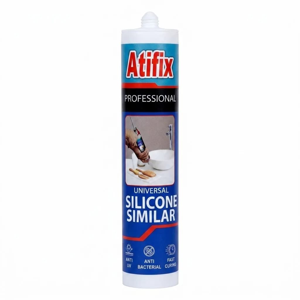 چسب سیلیکون شفاف 280 گرمی Atfix — تصویر ۲