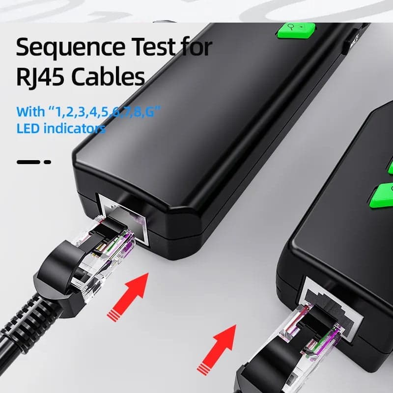 تستر کابل شبکه و ردیاب ولتاژ مستک مدل WT-58DL — تصویر ۳