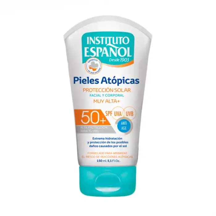 ضد آفتاب اسپانول مخصوص پوست آتوپیک و حساس صورت و بدن ۱۵۰ میل Instituto Espanol Sun Protection SPF 50+ — تصویر ۱۰
