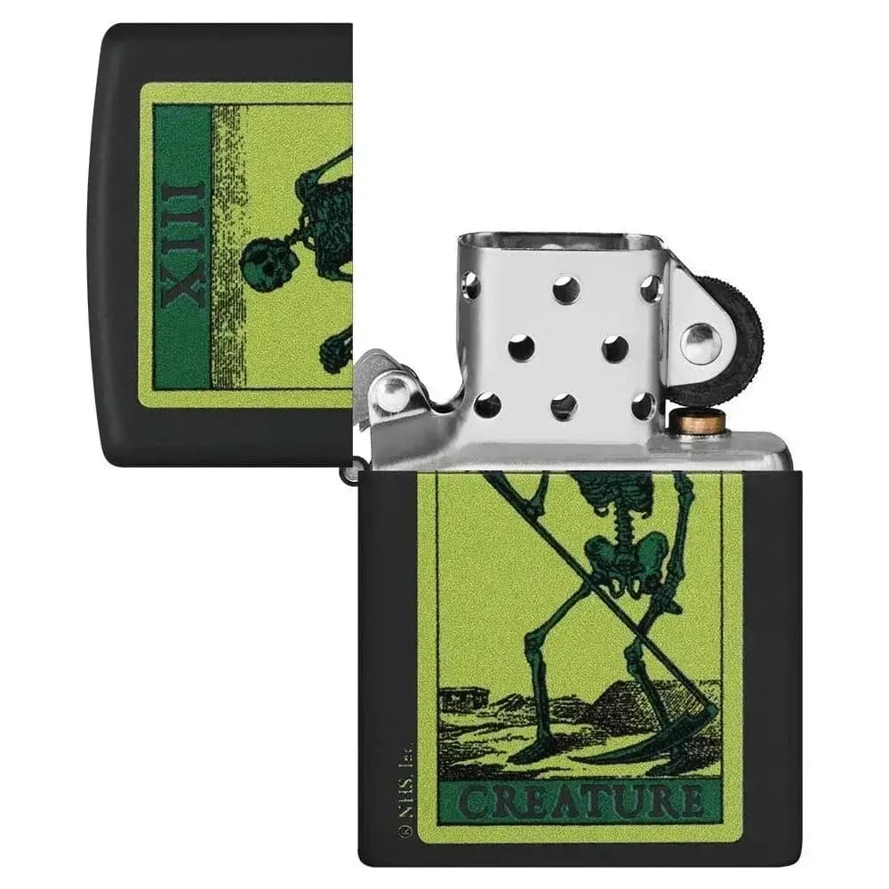 فندک زیپو Zippo 48416 DEATH TAROT CARD SKELETON — تصویر ۴