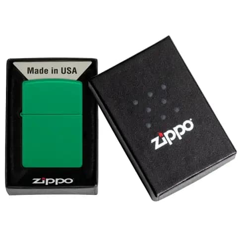 فندک زیپو Zippo 48629 Regular Golf Green Matte — تصویر ۷