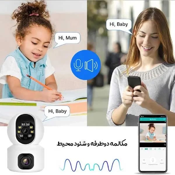 دوربین بیبی کم اوکم پرو مدل Z6 دو لنز ۲ مگاپیکسل — تصویر ۵