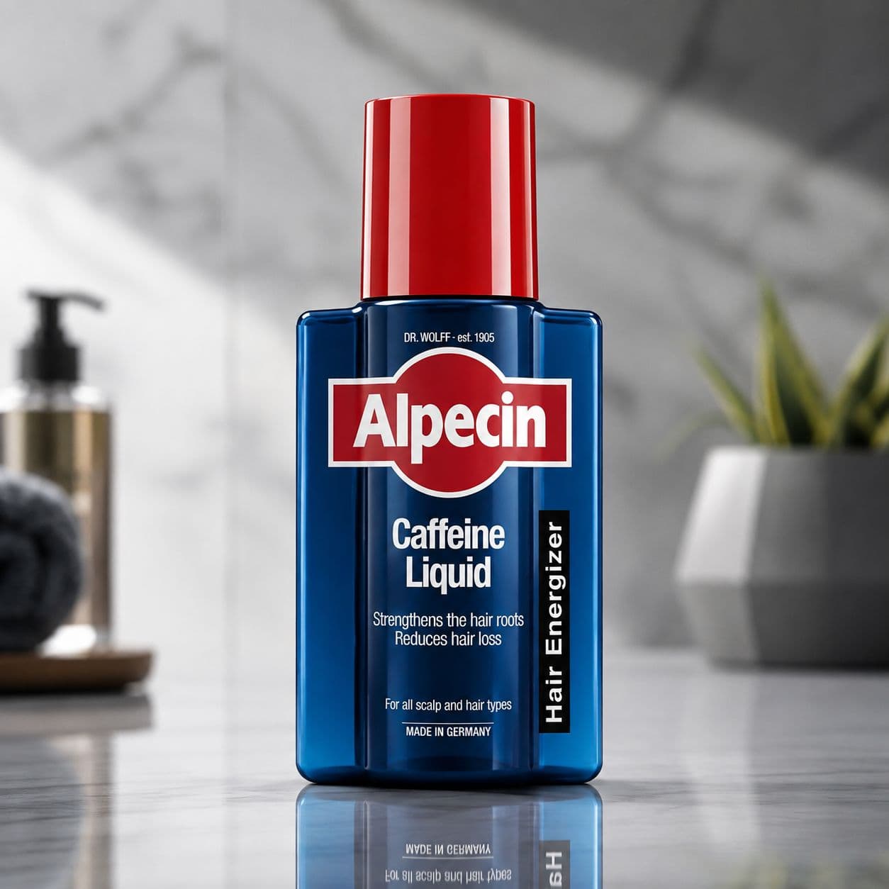تونیک / لیکوئید کافئین ضد ریزش و انرژیبخش ریشه مو آلپسین ۲۰۰ میل Alpecin Caffeine Liquid — تصویر ۳