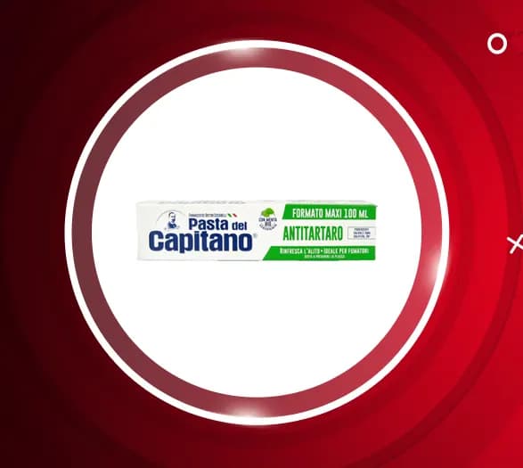 خمیر دندان ضد جرم پاستا دل کاپیتانو ایتالیا 100 میل Pasta del Capitano Antitartaro Zahnpasta — تصویر ۴