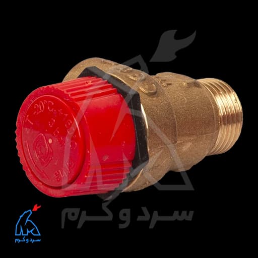 شیر اطمینان برنجی رزوهای – نواسفر novasfer 4000 — تصویر ۶