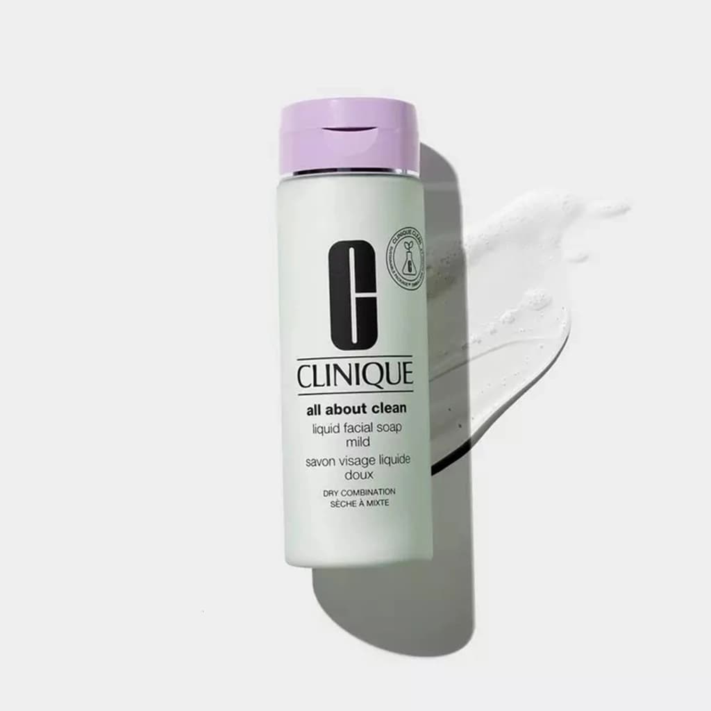 ژل شستشوی صورت کلینیک پوست خشک و مختلط مدل clinique all about clean 200ml Mild — تصویر ۳