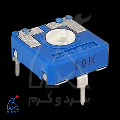 پتانسیومتر پکیج 3 پایه خوابیده 10 کیلو اهم 15 میلیمتر ACP PT-15 10K – اسپانیا