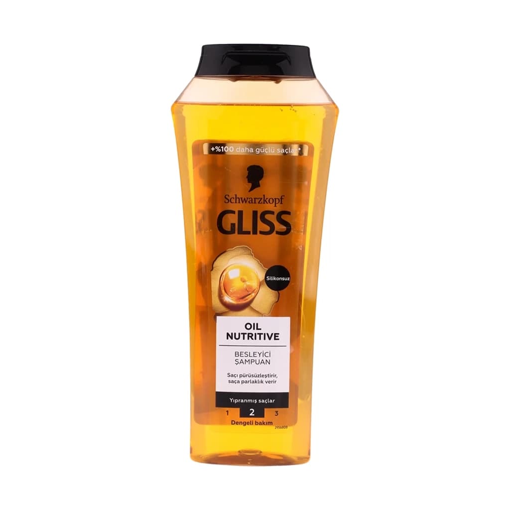 شامپو گلیس مدل ترمیم کننده و درخشان کننده Schwarzkopf Gliss مدل Oil Nutritive — تصویر ۵