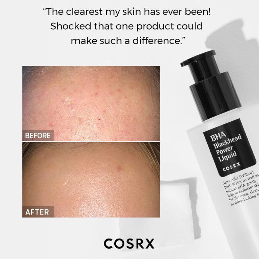 محلول ضدجوش سرسیاه کوزارکس COSRX BHA Blackhead Power Liquid — تصویر ۸