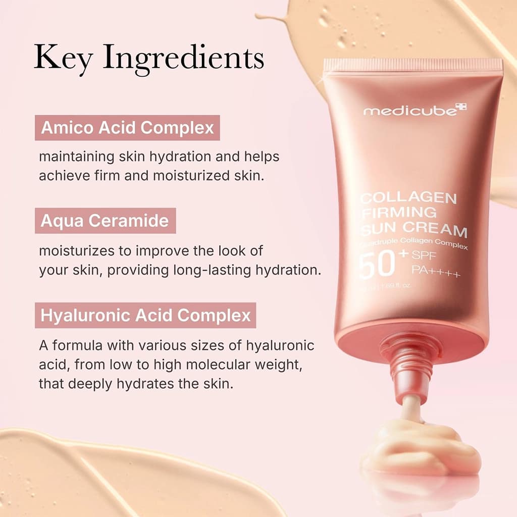 کرم ضد آفتاب کلاژن مدیکیوب مدل medicube Collagen Firming SPF 50 — تصویر ۹