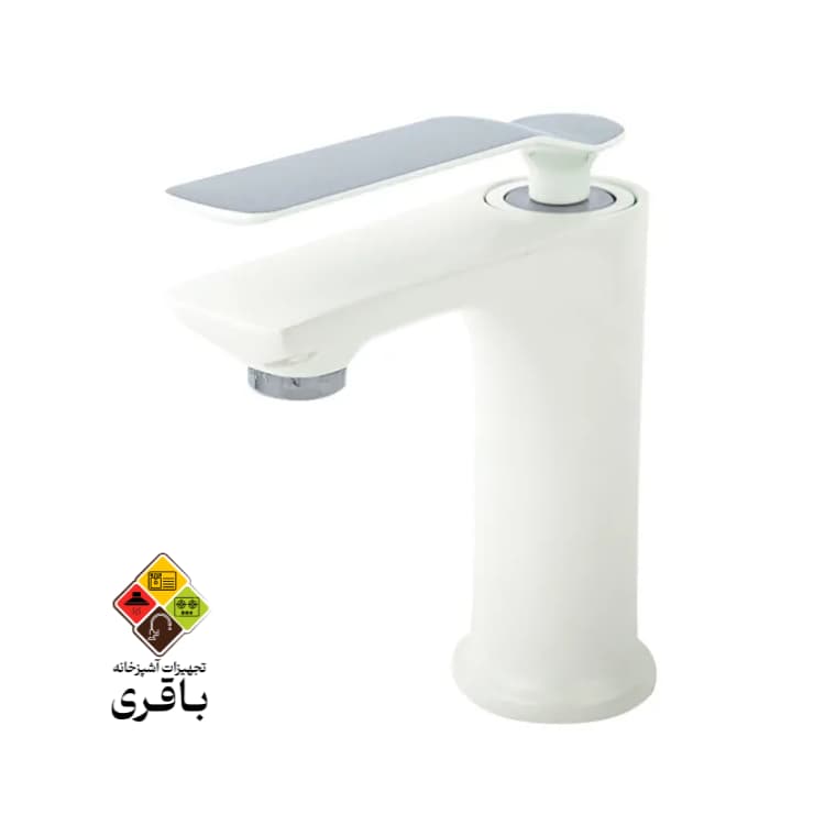 شیر روشویی مدل آوات شیری کروم راسان — تصویر ۵