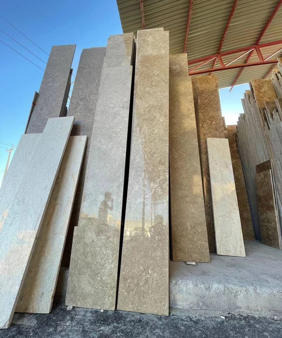 سنگ نما تراورتن عسلی یزد — تصویر ۳