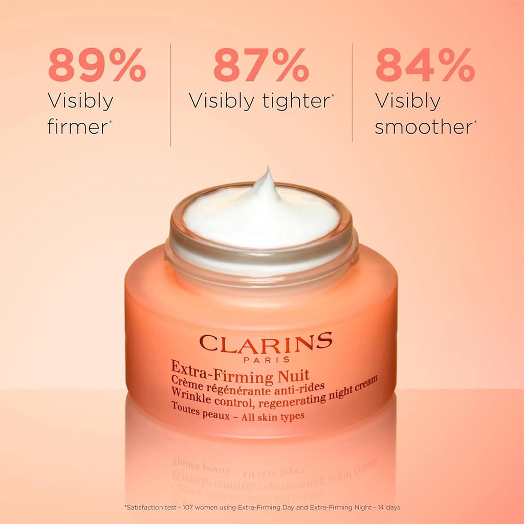کرم شب ضدچروک کلارنس مدل Extra-Firming Nuit حجم ۵۰ میل | Clarins Extra-Firming Nuit Night Cream — تصویر ۶
