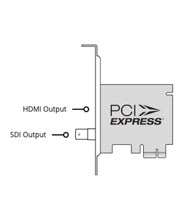 کارت پخش و مانیتورینگ Blackmagic DeckLink Mini Monitor HD — تصویر ۳