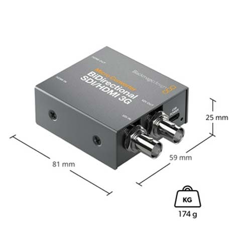مبدل دو طرفه تصویر Blackmagic Micro Converter BiDirectional SDI/HDMI 3G wPSU — تصویر ۳