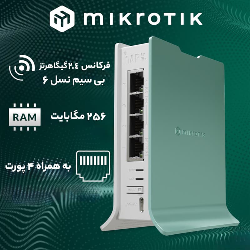 روتر بی سیم میکروتیک MikroTik hAP ax lite — تصویر ۵