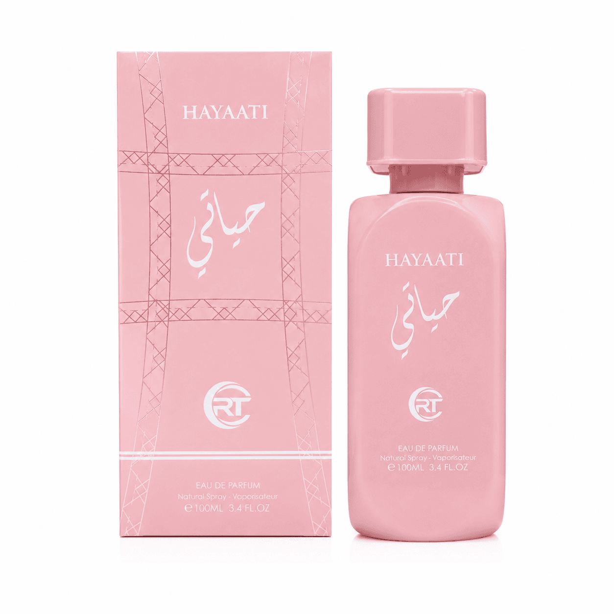 عطر ادکلن ادو پرفیوم حیاتی صورتی حجم 100 میل