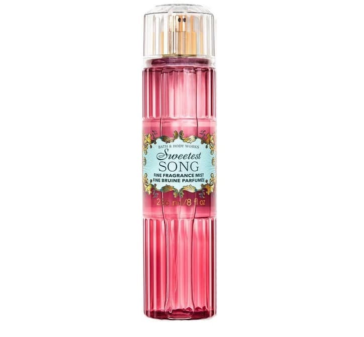 بادی اسپلش زنانه بس اند بادی Bath & Body Works مدل Sweetest Song حجم 236 میل — تصویر ۲