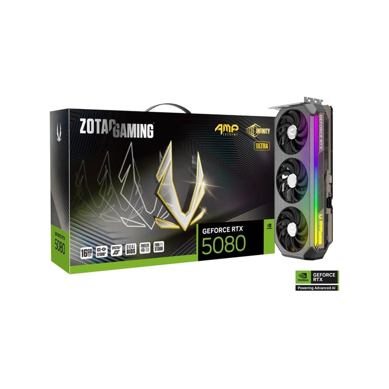 کارت گرافیک زوتاک GAMING GeForce RTX5080 AMP Extreme INFINITY ULTRA 16GB GDDR7 — تصویر ۱۰