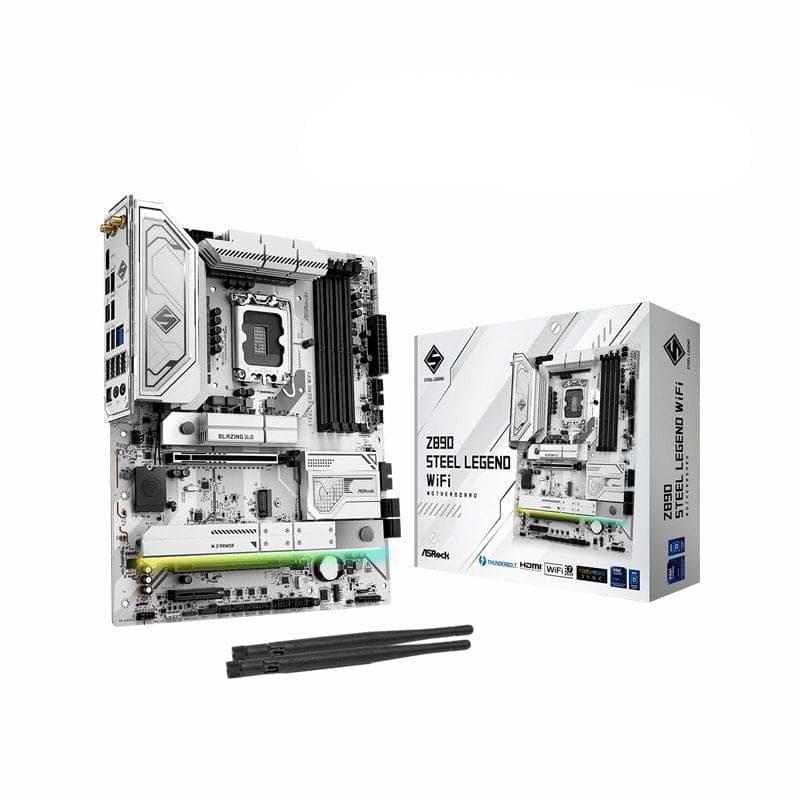 مادربرد ازراک مدل Z890 Steel Legend WiFi DDR5 — تصویر ۲