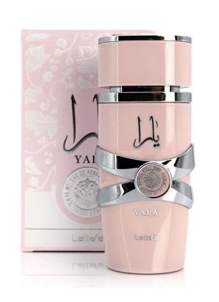 عطر ادکلن عربی یارا صورتی (ادوپرفیوم) برند لطافه 100 میل — تصویر ۹