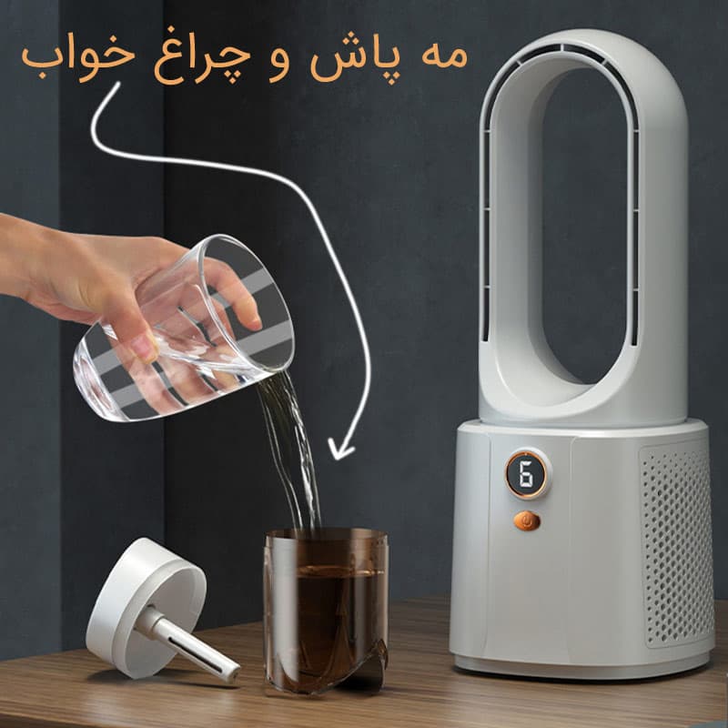 پنکه بدون پره کوچک شارژی A1 — تصویر ۸