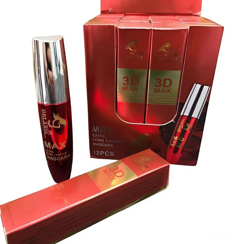 ریمل ژله ای گلاریس GELARIS مدل MAX پوکه قرمز (حجم دهی سه بعدی، بلندکننده فوق العاده، ضد تعریق) حجم 14 میل — تصویر ۴