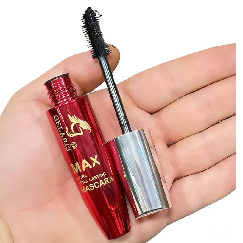 ریمل ژله ای گلاریس GELARIS مدل MAX پوکه قرمز (حجم دهی سه بعدی، بلندکننده فوق العاده، ضد تعریق) حجم 14 میل — تصویر ۶