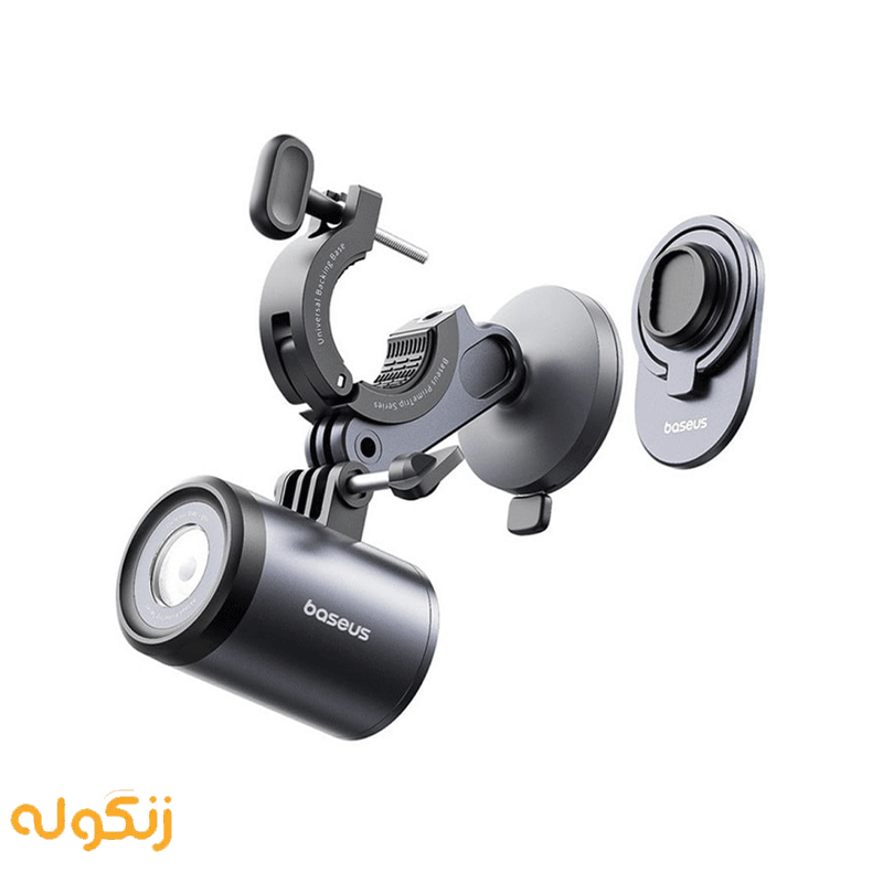 هولدر گوشی موبایل و چراغ جلو دوچرخه بیسوس مدل Prime Trip C1256900012100 — تصویر ۳