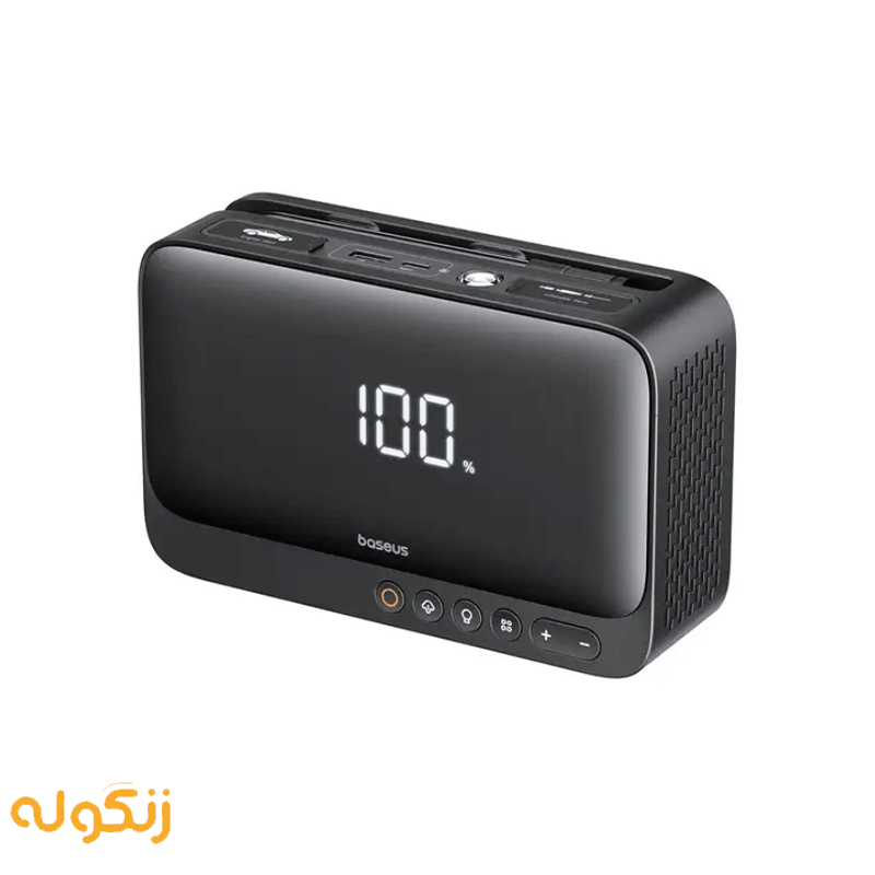 جامپ استارت و پمپ باد چند کاره 6000 بیسوس Baseus BS-CH013 Super Energy C00245902111 — تصویر ۳
